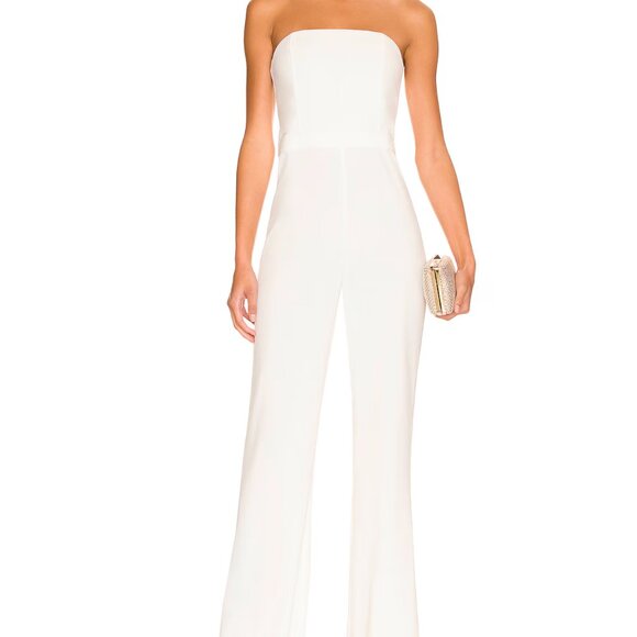 $495 NWT Alice + Olivia NWT Lavera Jumpsuit - Size 8 - Picture 1 of 6